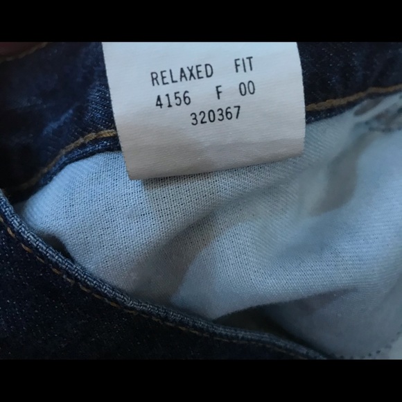 Men’s Vintage Structure dark denim Jeans 31X34 - Picture 10 of 12